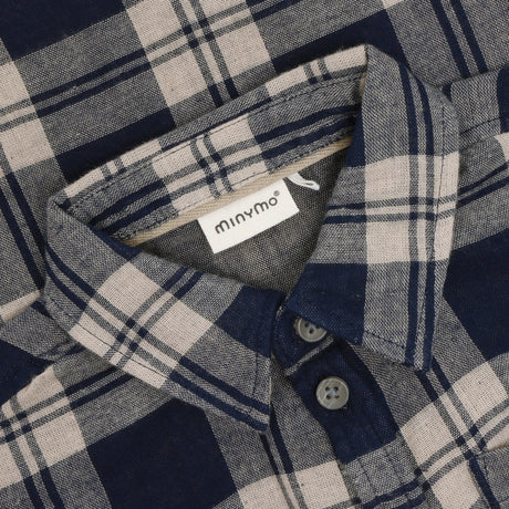 Minymo Dark Sapphire Skjorta Ls Check