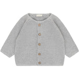 FIXONI Flint Gray Melange Cardigan Stickad