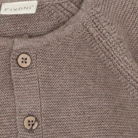 FIXONI Mountain Trial Melange Cardigan Stickad