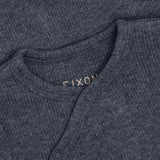 FIXONI Vintage Indigo Melange Omlott Body Ls Melange Rib