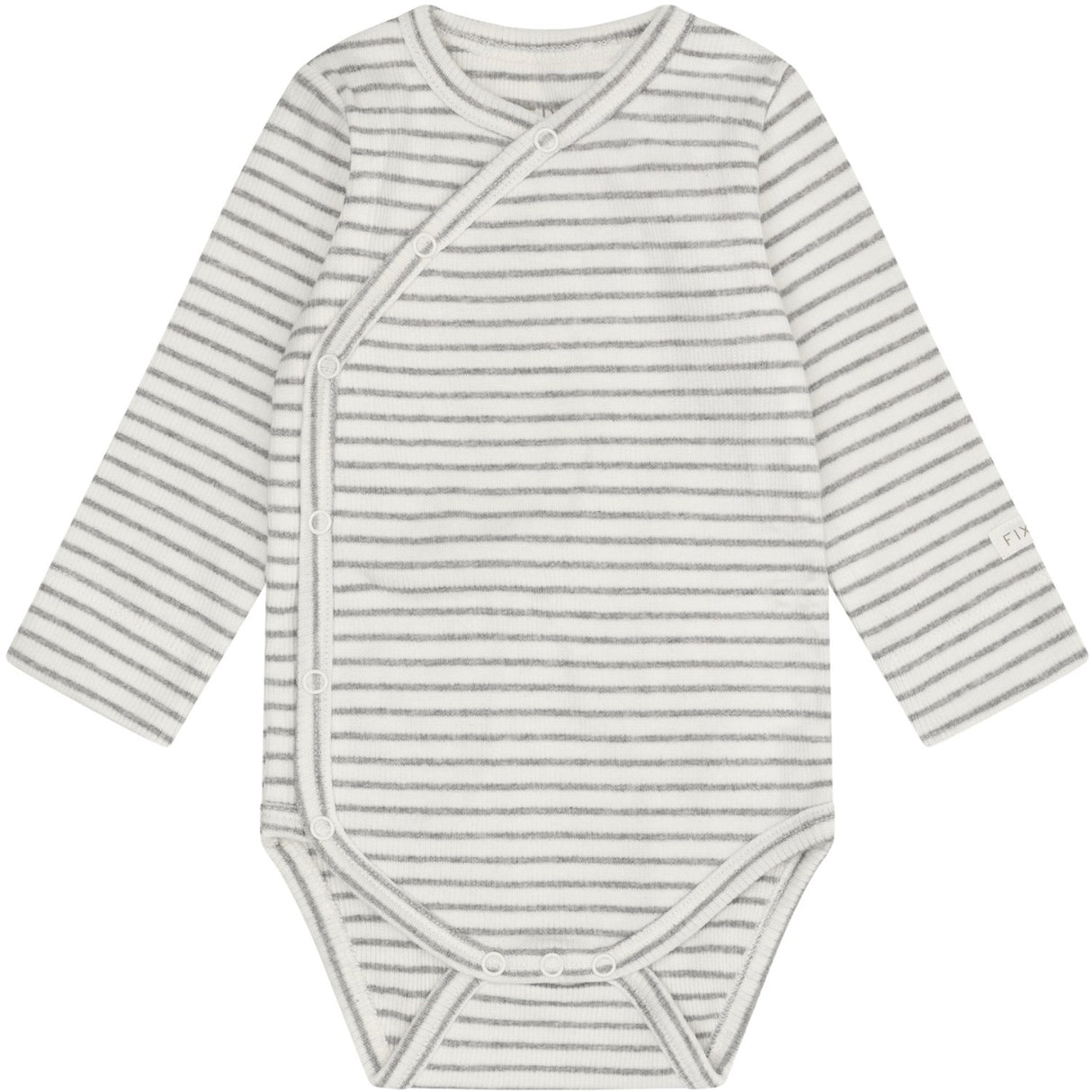 FIXONI Flint Gray Melange Omlott Body Ls Rib