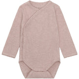 FIXONI Pale Mauve Melange Omlott Body Ls Melange Rib