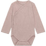 FIXONI Pale Mauve Melange Omlott Body Ls Melange Rib