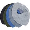 Pippi Blue Bandana Haklapp - Solid  (5-Pack)