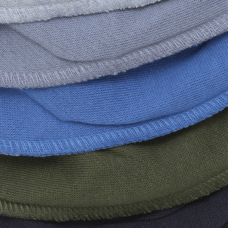 Pippi Blue Bandana Haklapp - Solid  (5-Pack)