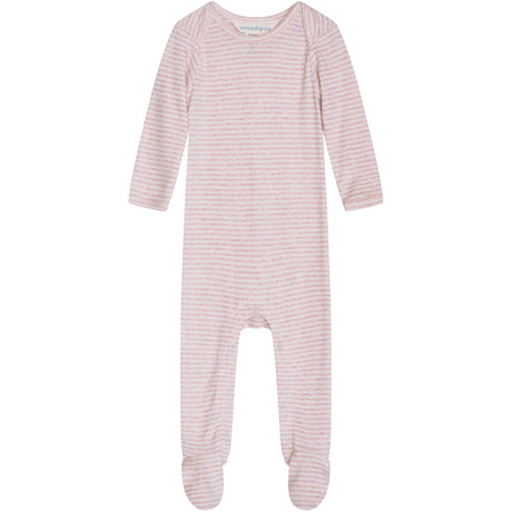 Serendipity Orchid/Offwhite Baby Dräkt Stripe