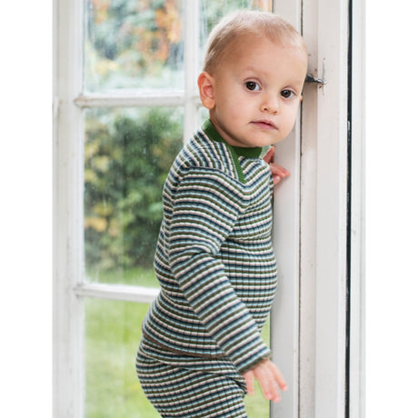 Serendipity Myrtle Stripe Baby Rib Blus