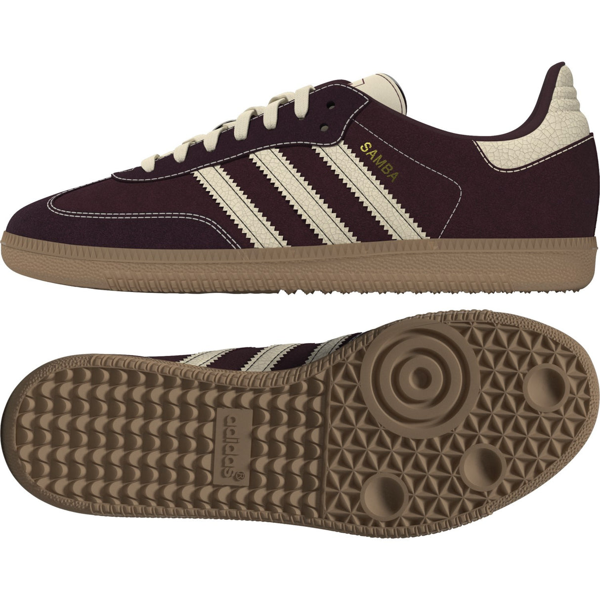 adidas Originals Shadow Red Warm Vanilla Gum4 Samba Og J Sneakers