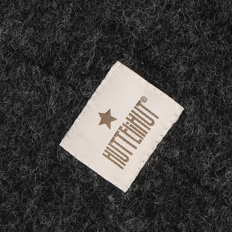 Huttelihut Dark Grey Melange Elefanthatt Triangles Ull