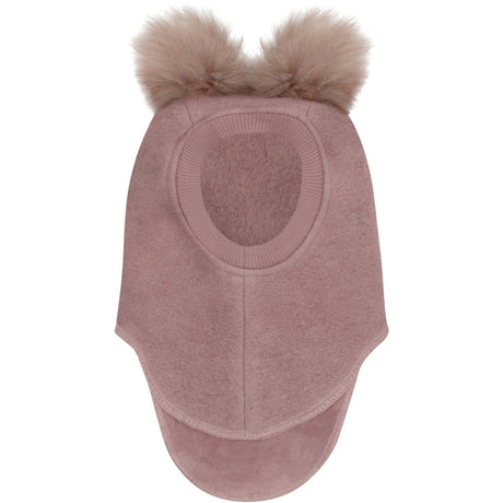 Huttelihut Deauville Mauve Elefanthatt Ull Alpaca Pompoms