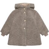 Huttelihut Camel Melange Täcka Huva Ull M/ Lining