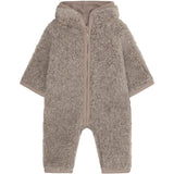 Huttelihut Camel Melange Sittvagnar Dräkt Ull Nallebjörn M/ Lining