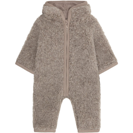 Huttelihut Camel Melange Sittvagnar Dräkt Ull Nallebjörn M/ Lining
