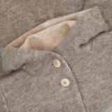 Huttelihut Camel Melange Täcka Huva Ull M/ Lining
