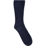 Huttelihut Dark Navy Ull Rib Strumpor 2-Pack