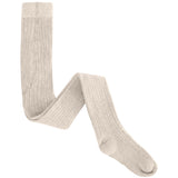 Huttelihut Camel Melange Ull Rib Stockings 2-Pack