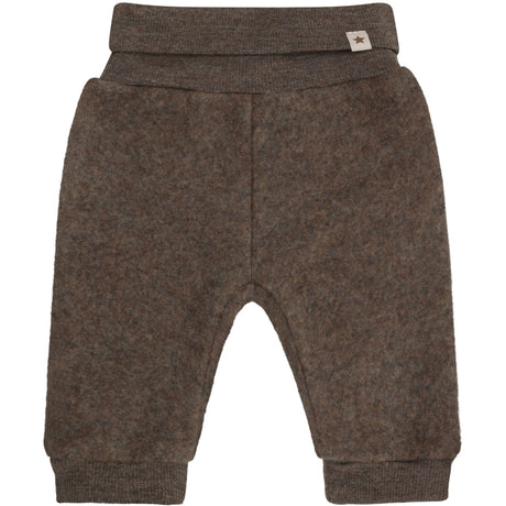 Huttelihut Brown Melange Byxor Ull Fleece