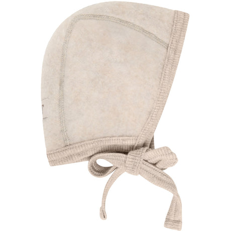 Huttelihut Camel Melange Bonnet Ull Fleece