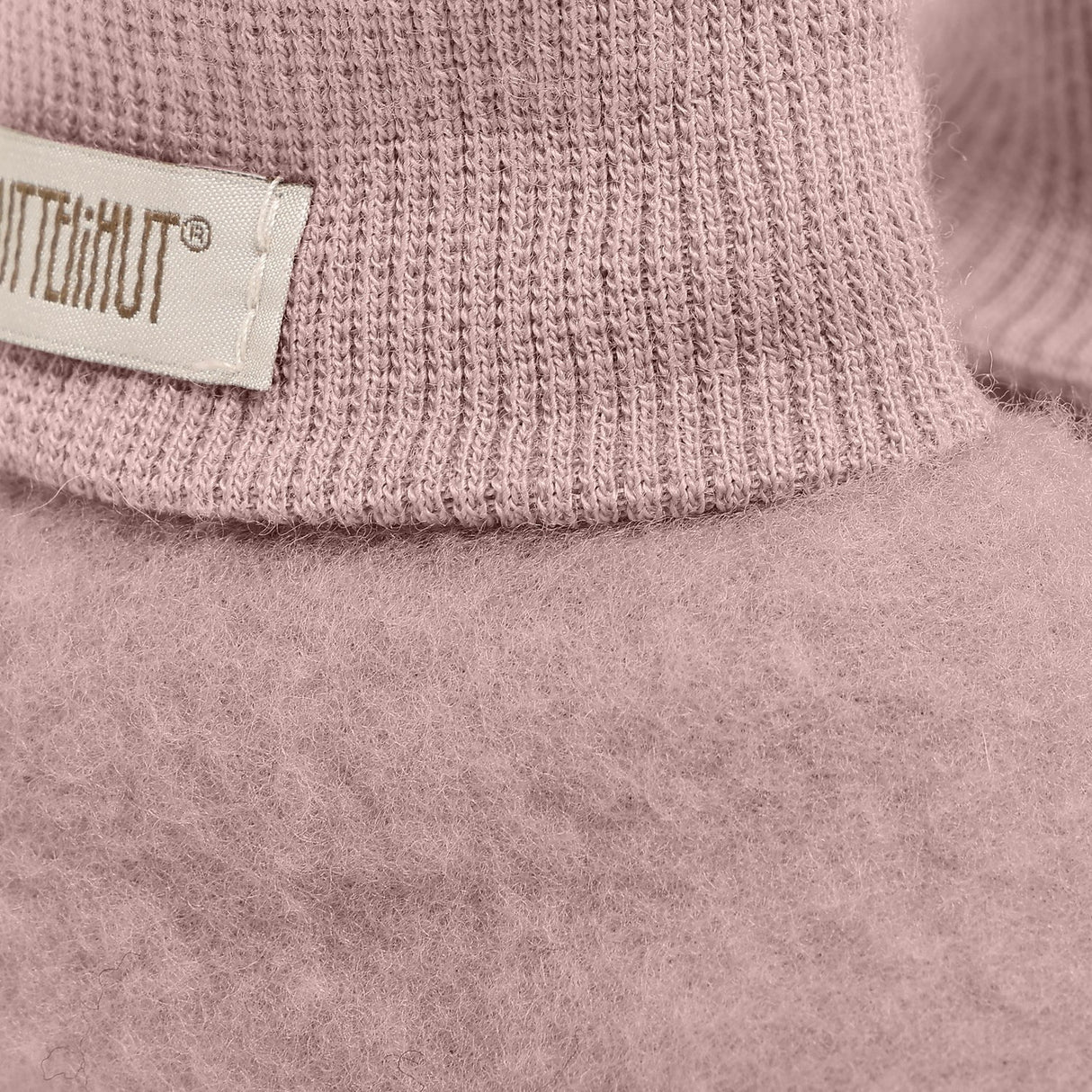 Huttelihut Mahogany Rose Footies Ull Fleece