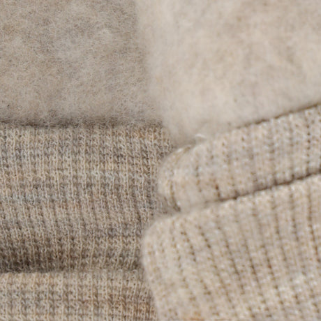 Huttelihut Camel Melange Vantar Ull Fleece