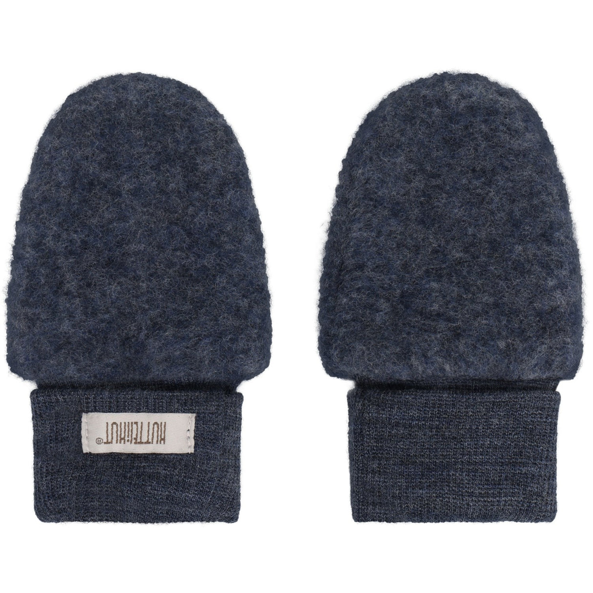 Huttelihut Ombre Blue Melange Vantar Ull Fleece 2-Layer