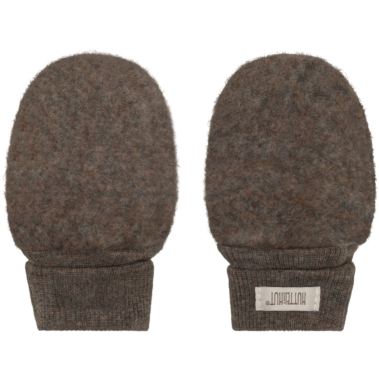 Huttelihut Brown Melange Vantar Ull Fleece