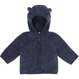 Huttelihut Ombre Blue Melange Jacka Ears Ull Fleece