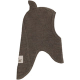 Huttelihut Brown Melange Elefanthatt Ears Ull Rib