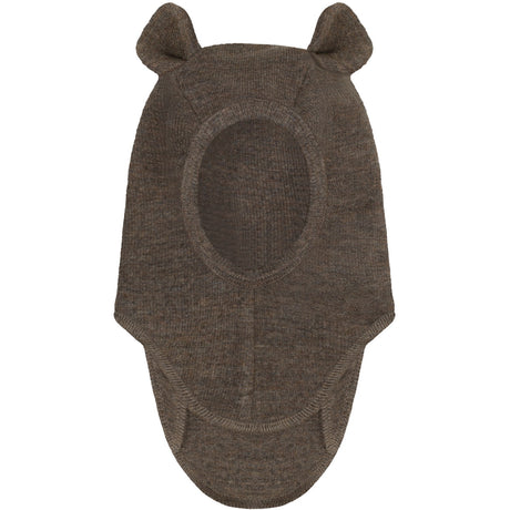 Huttelihut Brown Melange Elefanthatt Ears Ull Rib