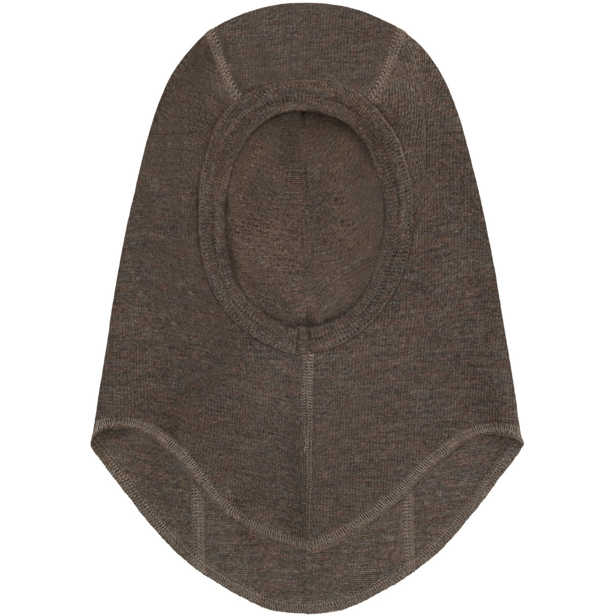 Huttelihut Brown Melange Elefanthatt Ull Rib