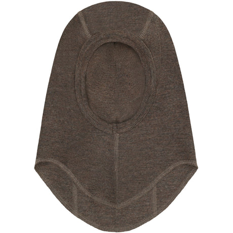 Huttelihut Brown Melange Elefanthatt Ull Rib
