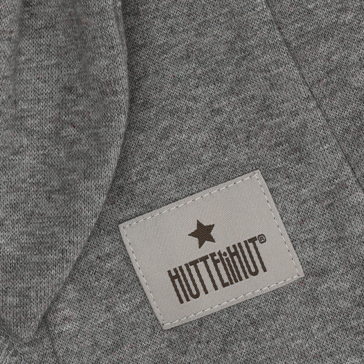 Huttelihut Medium Grey Melange Elefanthatt Ears Bomull Rib
