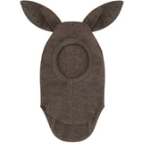 Huttelihut Brown Melange Elefanthatt Ears Ull Rib