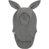 Huttelihut Medium Grey Melange Elefanthatt Ears Bomull Rib