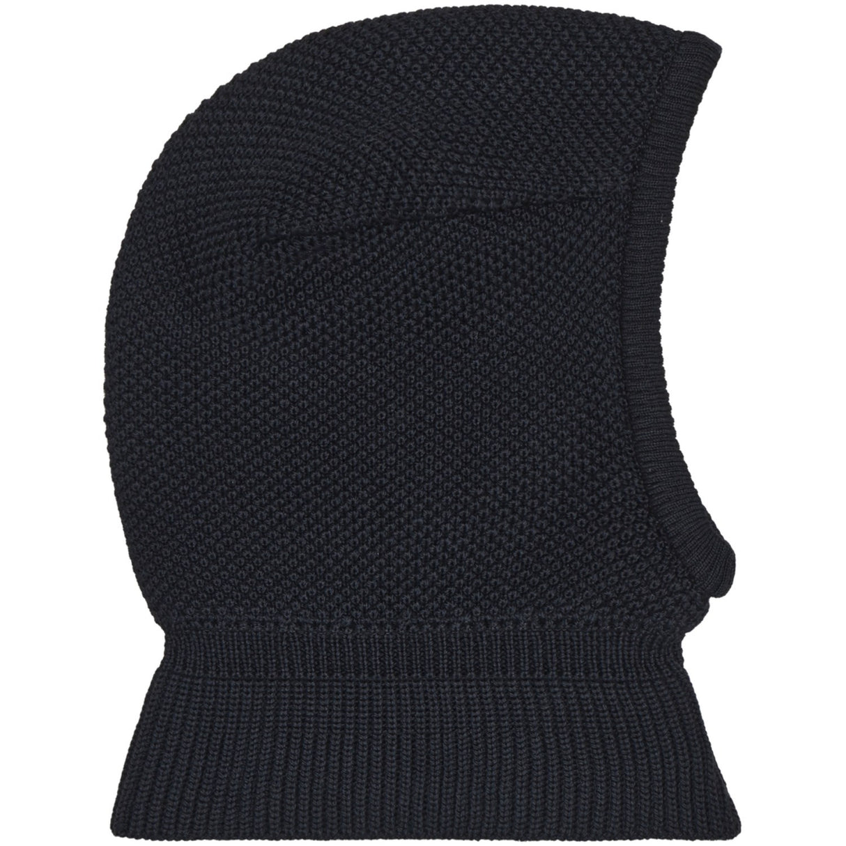 Huttelihut Dark Navy Elefanthatt Ull Stickad Windstop