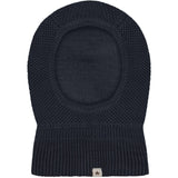 Huttelihut Dark Navy Elefanthatt Ull Stickad Windstop