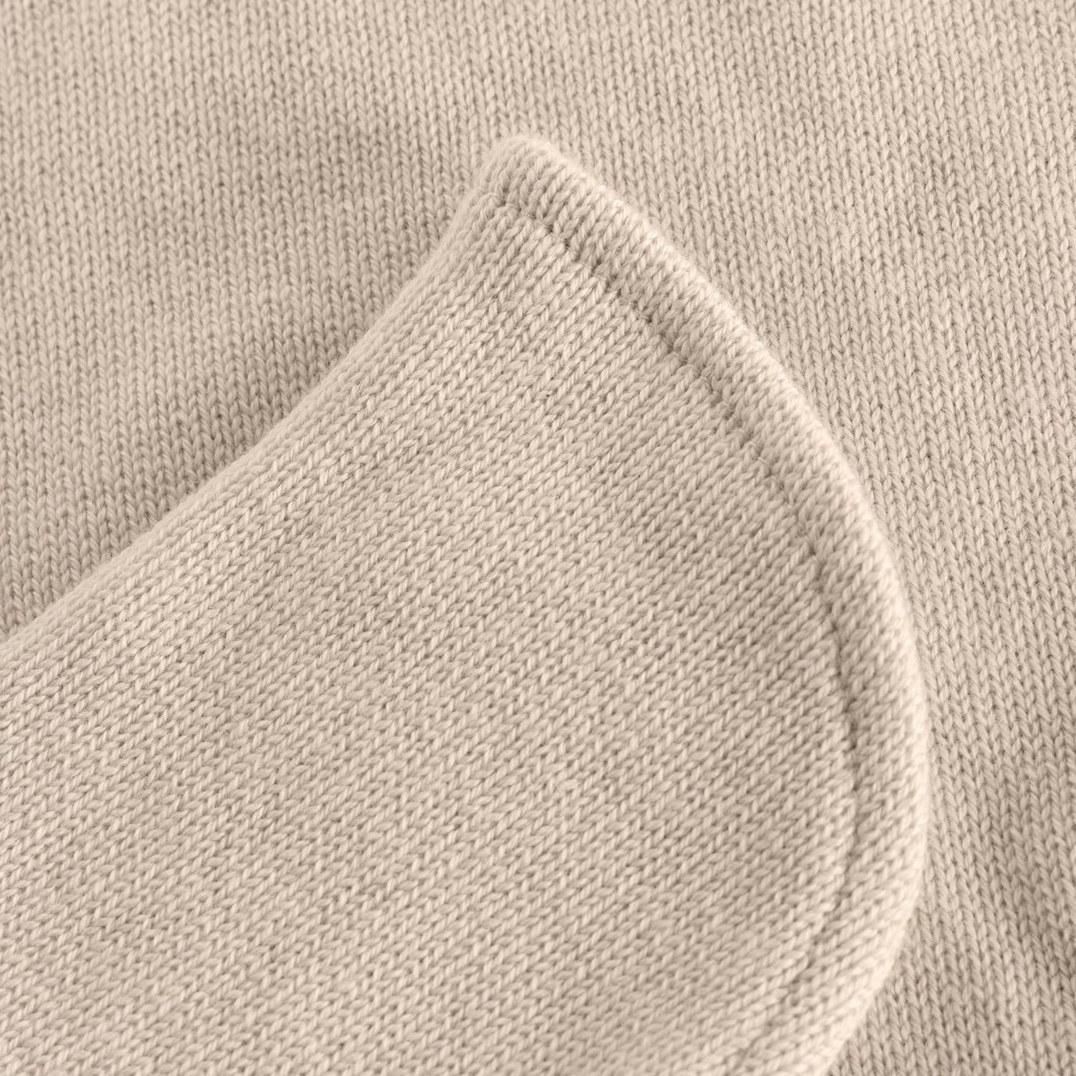 Huttelihut Sand Melange Elefanthatt Ull Stickad Windstop