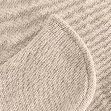 Huttelihut Sand Melange Elefanthatt Ull Stickad Windstop