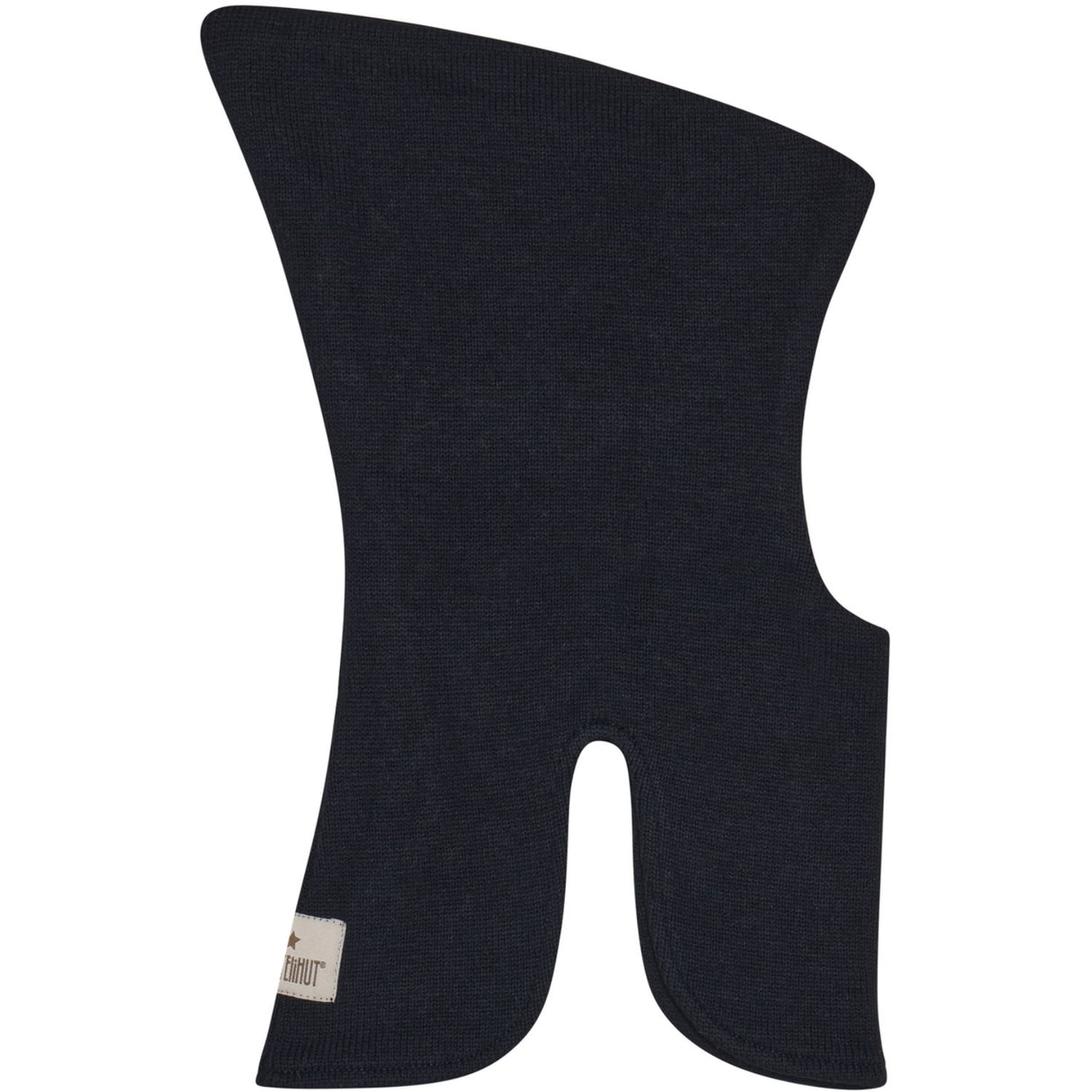 Huttelihut Dark Navy Elefanthatt Ull Stickad Windstop