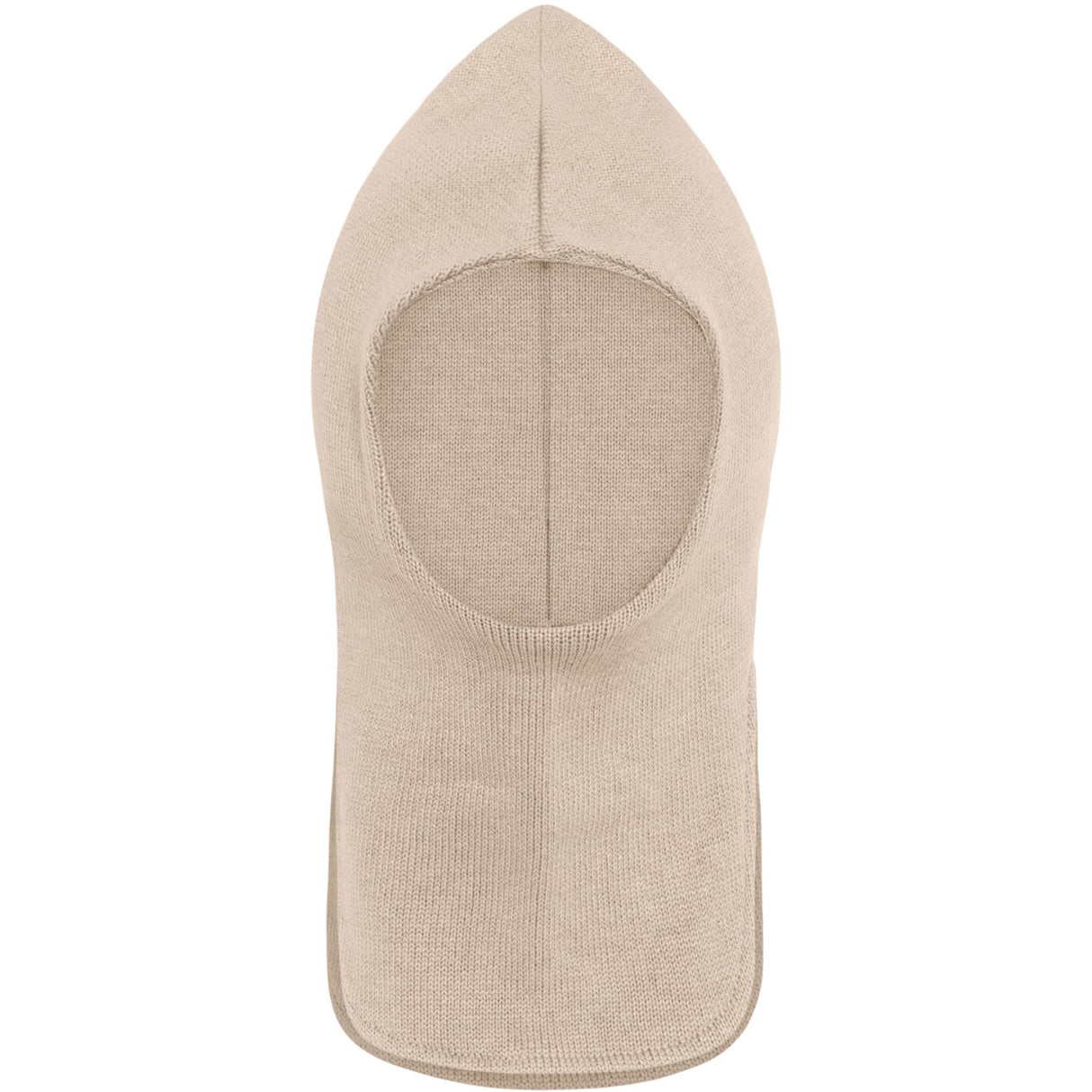 Huttelihut Sand Melange Elefanthatt Ull Stickad Windstop