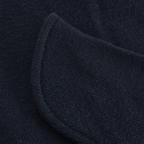 Huttelihut Dark Navy Elefanthatt Ull Stickad Windstop