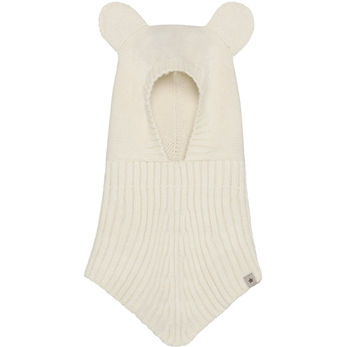 Huttelihut Off-White Elefanthatt Ears Ull Stickad