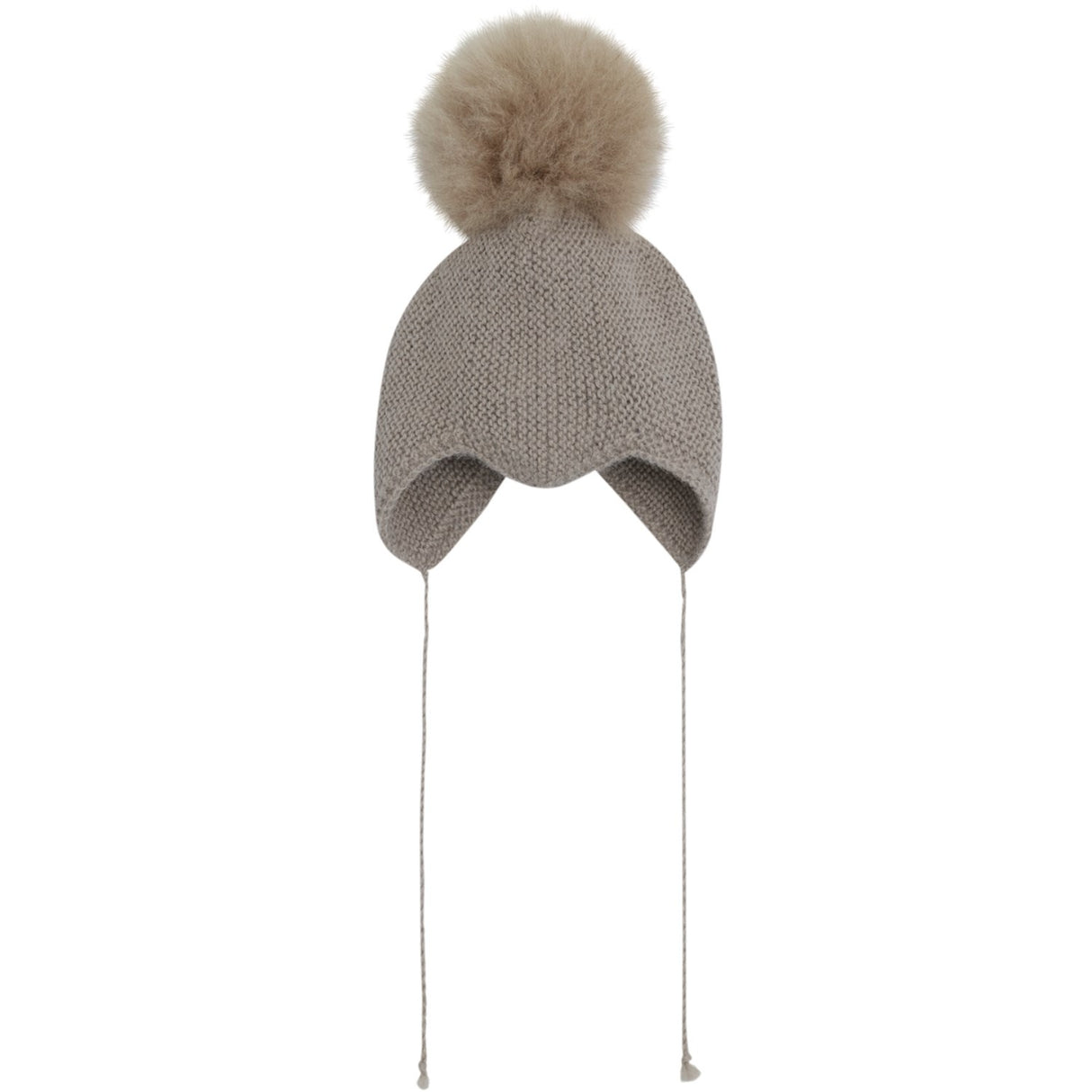 Huttelihut Atmosphere Bonnet Ull Stickad Alpaca Pompom
