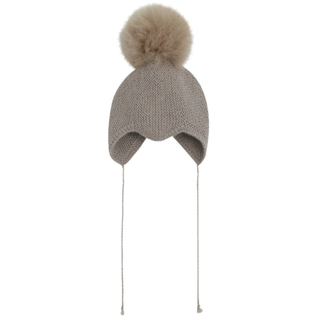 Huttelihut Atmosphere Bonnet Ull Stickad Alpaca Pompom