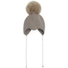 Huttelihut Atmosphere Bonnet Ull Stickad Alpaca Pompom