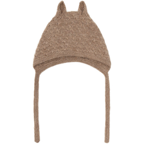 Huttelihut Atmosphere Bonnet Ears Alpaca Ull Stickad