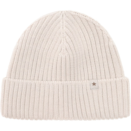 Huttelihut Sand Melange Beanie Ull Stickad