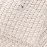 Huttelihut Sand Melange Beanie Ull Stickad