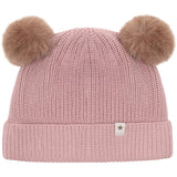 Huttelihut Woodrose Beanie Ull Stickad Pompoms
