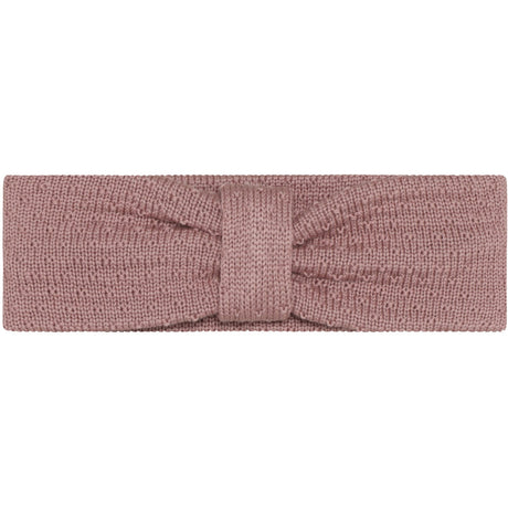 Huttelihut Woodrose Pannband Ull Stickad
